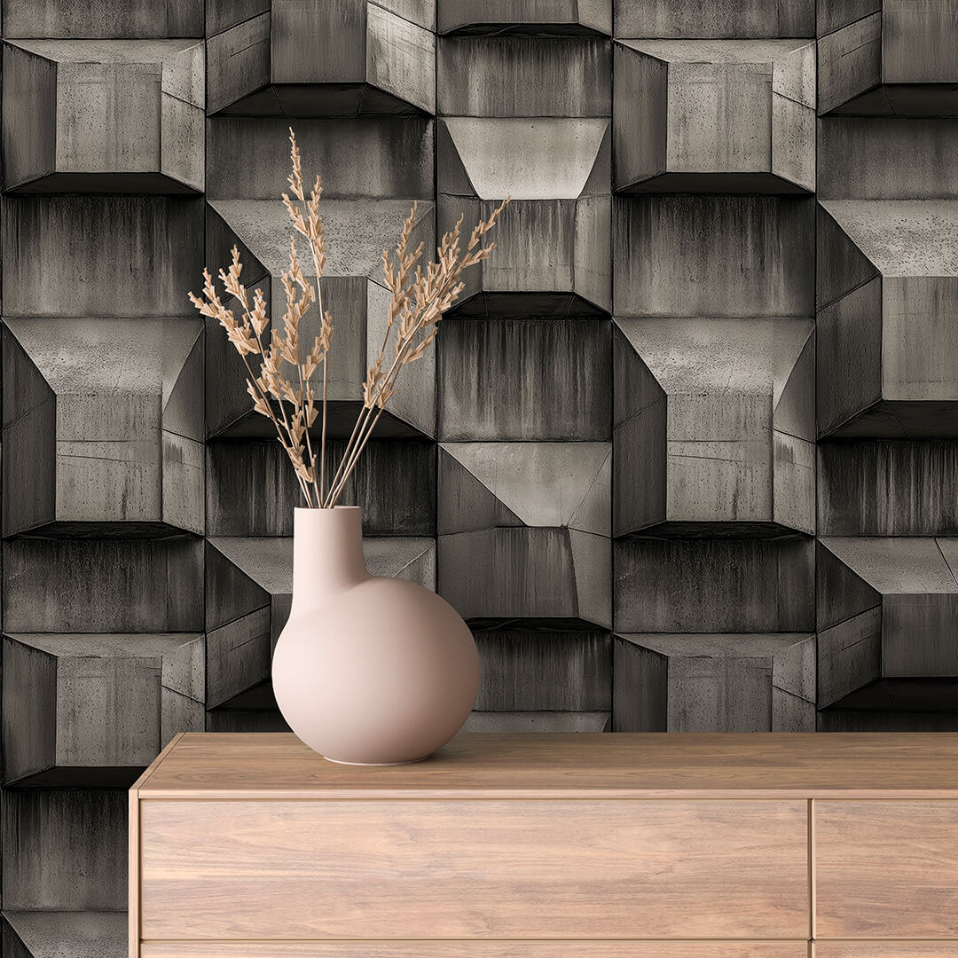 Papier Peint Personnalisé sur Mesure – Ref. BÉTON-035