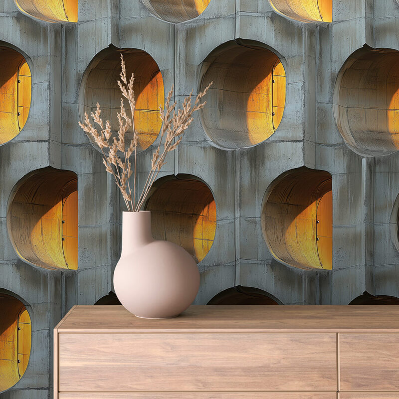 Papier Peint Personnalisé sur Mesure – Ref. BÉTON-056